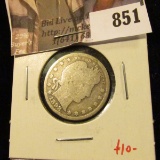 1898-S Barber Quarter, G obverse, AG reverse, value $10