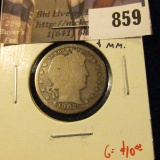 1902-O Barber Quarter, G obverse AG reverse, clear date and mintmark, G value $10