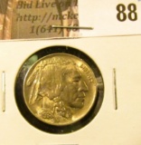 1938 D Buffalo Nickel. Uncirculated with natural toning.