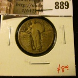 1929 Standing Liberty Quarter, VG, value $8