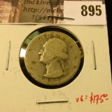 1932-D Washington Quarter, AG, low cost hole filler! VG value $175
