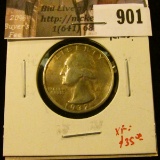 1937-S Washington Quarter, VG/F, 3rd lowest mintage in series! XF value $35
