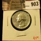 1939-D Washington Quarter, AU, value $15