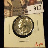 1956 Washington Quarter, BU GEM, value $21