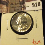 1958 Washington Quarter, BU MS65+ GEM, value $20