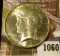 1060 . 1924 Peace Silver Dollar, BU, MS63 value $40, MS64 value $60