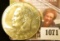 1071 . 1973-S Eisenhower Dollar, BU, 40% Silver, MS63 value $14+, M