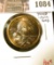 1084 . 2000-P Sacagawea Dollar, BU, obverse toned, original roll en