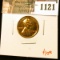 1121 . 1957 Lincoln Wheat Cent, Proof, value $10