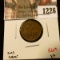 1226 . 1947C Newfoundland Small Cent, XF, sharp details, value $20+