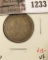 1233 . 1917C Newfoundland 25 Cents, VF, value $13
