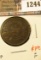 1244 . 1861 Nova Scotia One Cent, F, value $7+