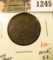 1245 . 1864 Nova Scotia One Cent, XF, NICE, value $35+