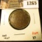 1265 . 1899 Canada One Cent, XF, value $14