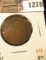 1278 . 1911 Canada One Cent, AU, value $17