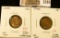 1295 . Pair of ERROR Canada One Cents, 1962 UNC clipped planchet, 1
