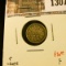1307 . 1887 Canada Five Cent Silver, F, value $30