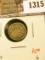 1315 . 1899 Canada Five Cent Silver, G, value $5