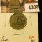 1338 . 1947 ML Canada Five Cents, AU, value $6