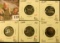 1339 . (5) Canada Five Cents, 1963, 1964, 1965, 1966, 1967, all BU