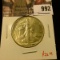 992 . 1942 Walking Liberty Half Dollar, AU, value $22