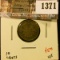 1371 . 1919 Canada Ten Cents, VF, value $5