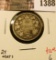 1388 . 1874H Canada 25 Cents, G, value $12