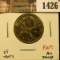 1426 . 1939 Canada 25 Cents, AU toned, value $30