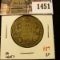 1451 . 1917 Canada 50 Cents, G+, value $8