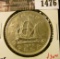 1476 . 1949 Canada Silver Dollar, AU, value $30+