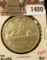 1480 . 1956 Canada Silver Dollar, AU+, value $35+