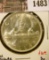 1483 . 1960 Canada Silver Dollar, BU, value $30+