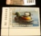 1567 . 1990 Minnesota Migratory Waterfowl $5 Stamp, full tab. Depic