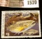 1570 . 1986 Minnesota Trout Stream $5 Stamp. Mint, NH, Artist signe