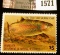 1571 . 1987 Minnesota Trout and Salmon $5 Stamp. Mint, NH, Depicts