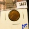1667 . 1914-S Semi Key Date Wheat Cent