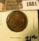 1681 . 1864 Two Cent Piece