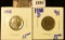 1690 . High Grade 1935 P and 1938-D Buffalo Nickels