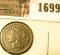 1699 . 1866 Three Cent Nickel