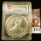 1727 . 2016 American Silver Eagle Graded MS 70 By PCGS