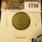 1758 . 1868 Shield Nickel