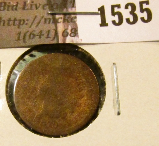 1535 . 1870 Indian Head Cent, AG.