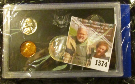 1574 . 1970 S U.S. Silver Proof Set, Original as issued.
