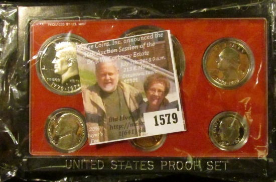 1579 . 1976 S United States Bicentennial six-piece Proof Set. origi