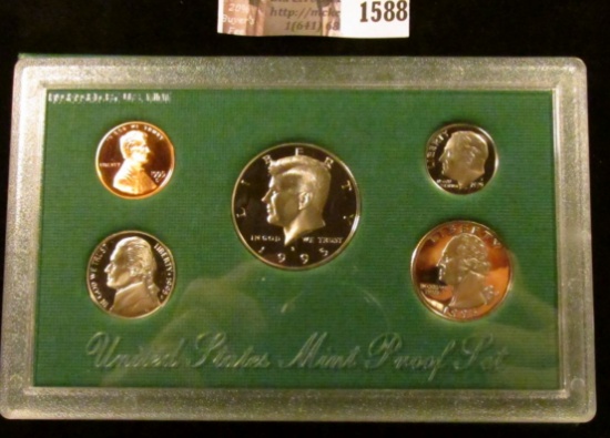 1588 . 1995 S United States five-piece Proof Set. original as issue