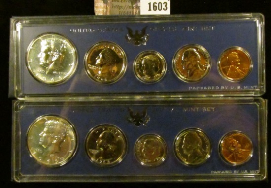 1603 . (2) 1966 Special Mint Sets With Box.  The Half Dollars Are 4