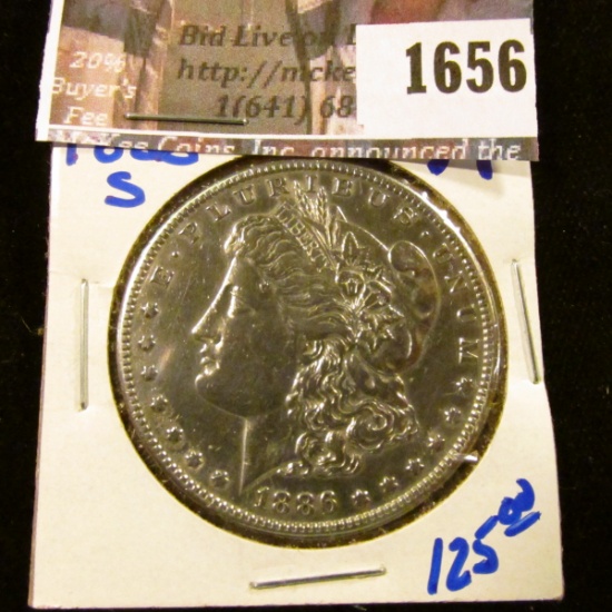 1656 . Beautiful 1886-S Morgan Dollar