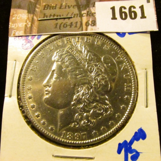 1661 . 1897-O Morgan Silver Dollar