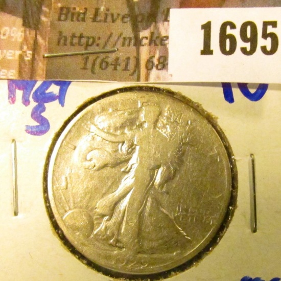 1695 . 1929-S Walking Liberty Half Dollar