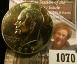 1070 . 1973-D Eisenhower Dollar, BU, proof-like from a Mint Set, MS